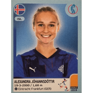 Panini Frauen EM 2022 Sticker - Nr 359 Alexandra Johannsdottir