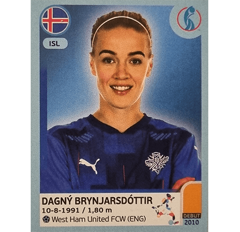 Panini Frauen EM 2022 Sticker - Nr 360 Dagny Brynjarsdottir