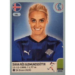Panini Frauen EM 2022 Sticker - Nr 363 Svava Ros Gudmundsdottir