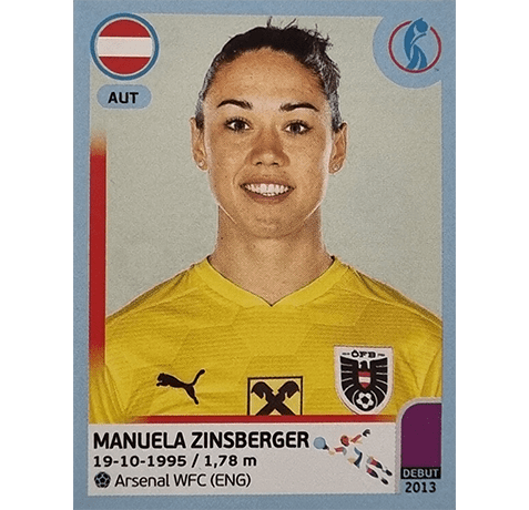 Panini Frauen EM 2022 Sticker - Nr 053 Manuela Zinsberger