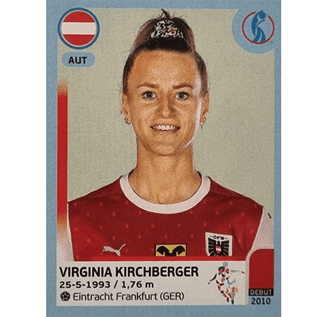 Panini Frauen EM 2022 Sticker - Nr 056 Virginia Kirchberger