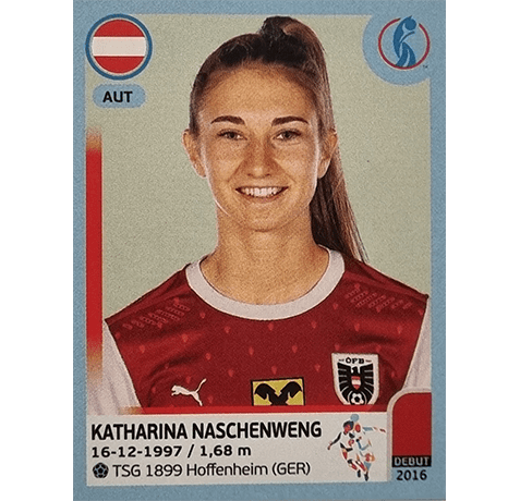 Panini Frauen EM 2022 Sticker - Nr 060 Katahrina Naschenweng