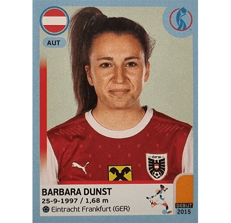 Panini Frauen EM 2022 Sticker - Nr 064 Barbara Dunst