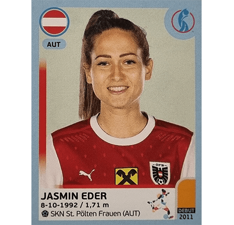 Panini Frauen EM 2022 Sticker - Nr 068 Jasmin Eder