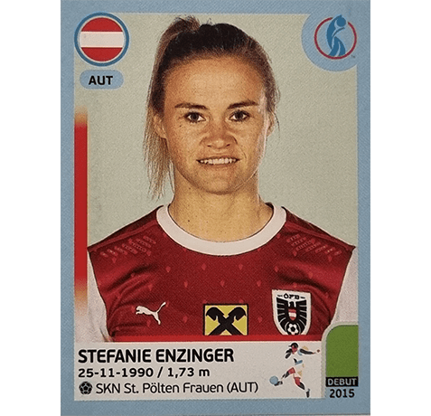 Panini Frauen EM 2022 Sticker - Nr 071 Stefanie Enzinger