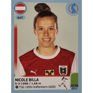 Panini Frauen EM 2022 Sticker - Nr 072 Nicole Billa