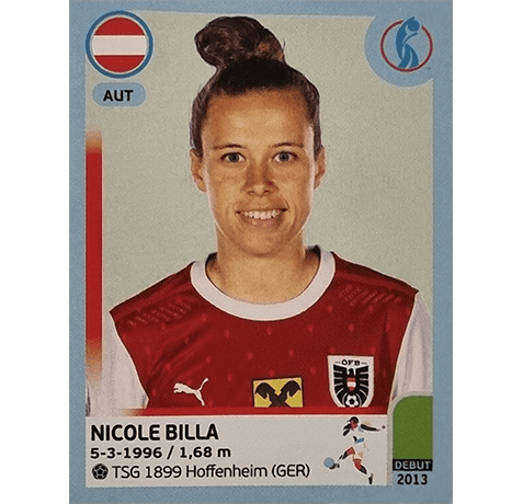 Panini Frauen EM 2022 Sticker - Nr 072 Nicole Billa