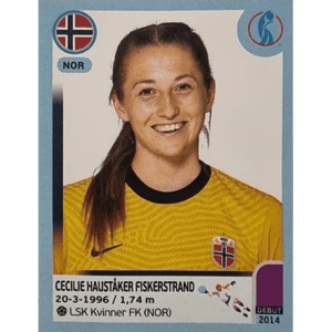 Panini Frauen EM 2022 Sticker - Nr 074 Cecilie Haustaker Fiskerstrand