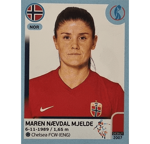 Panini Frauen EM 2022 Sticker - Nr 079 Maren Naevdal Mjelde