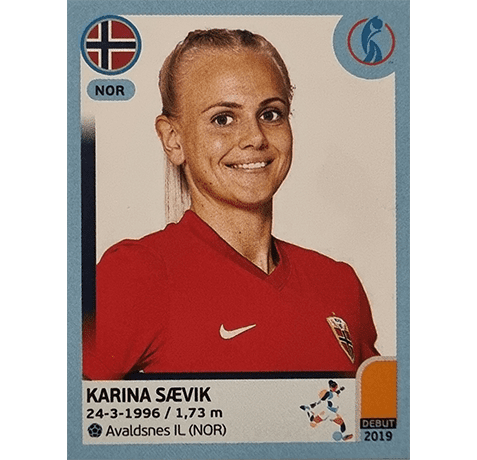 Panini Frauen EM 2022 Sticker - Nr 082 Karina Saevik