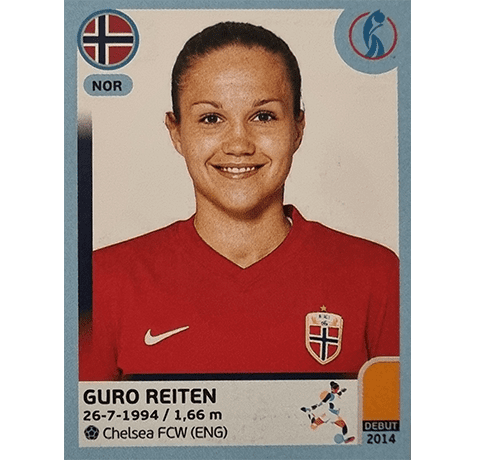 Panini Frauen EM 2022 Sticker - Nr 085 Guro Reiten