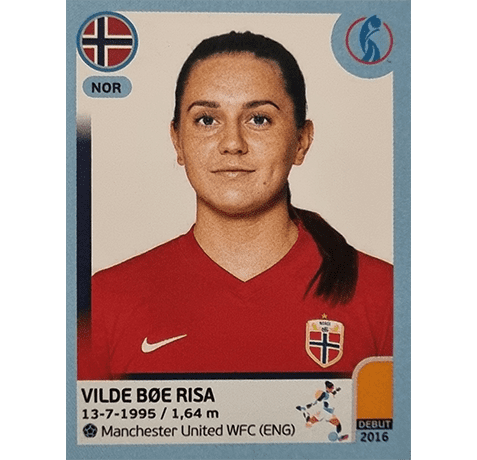 Panini Frauen EM 2022 Sticker - Nr 086 Vilde Boe Risa
