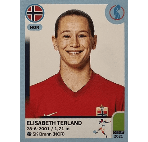 Panini Frauen EM 2022 Sticker - Nr 091 Elisabeth Terland