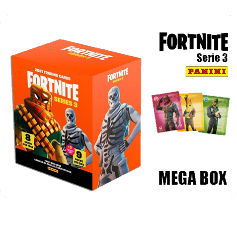 Panini Fortnite Series 3 Trading Card Game - Mega Box