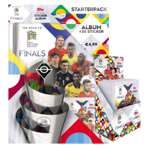 Topps UEFA Nations League 2022/23 Sticker - Starterpack + 1x Display je 50 Tüten