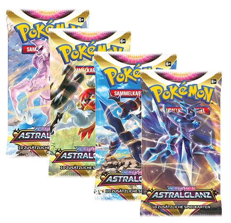 Pokémon Schwert und Schild Astralglanz Serie 10 - 4x Booster
