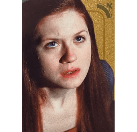 Panini Harry Potter Evolution Trading Cards Nr 090 Ginny Weasley Gold
