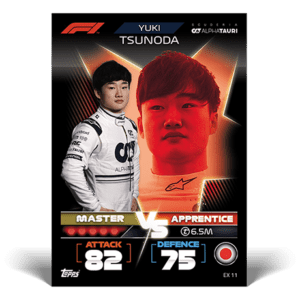 Topps Formula 1 Turbo Attax 2022 Trading Cards - EX 11 Yuki Tsunoda