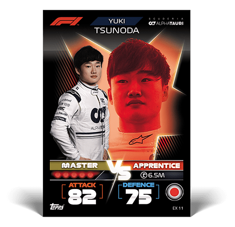 Topps Formula 1 Turbo Attax 2022 Trading Cards - EX 11 Yuki Tsunoda