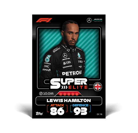Topps Formula 1 Turbo Attax 2022 Trading Cards - EX 16 Lewis Hamilton