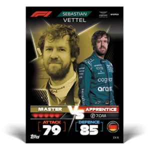 Topps Formula 1 Turbo Attax 2022 Trading Cards -EX 6 Sebastian Vettel