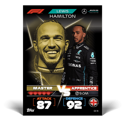 Topps Formula 1 Turbo Attax 2022 Trading Cards - EX 9 Lewis Hamilton