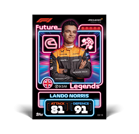 Topps Formula 1 Turbo Attax 2022 Trading Cards - EX 13 Lando Norris