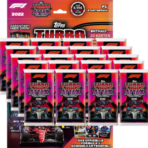 Topps Formula 1 Turbo Attax 2022 Trading Cards - 1x Starterpack 20x Booster