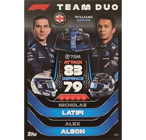 Topps Formula 1 Turbo Attax 2022 Trading Cards Nr 163