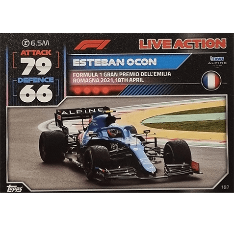 Topps Formula 1 Turbo Attax 2022 Trading Cards Nr 187