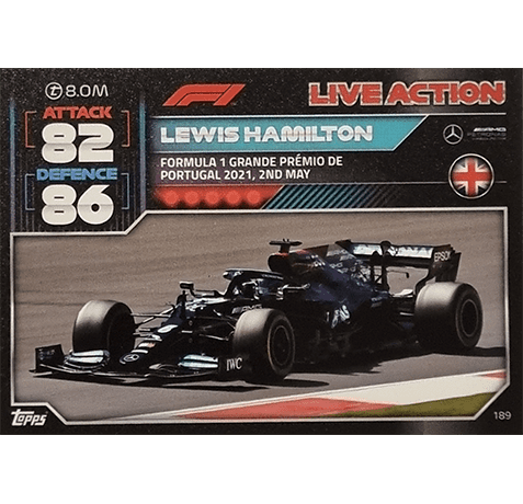 Topps Formula 1 Turbo Attax 2022 Trading Cards Nr 189