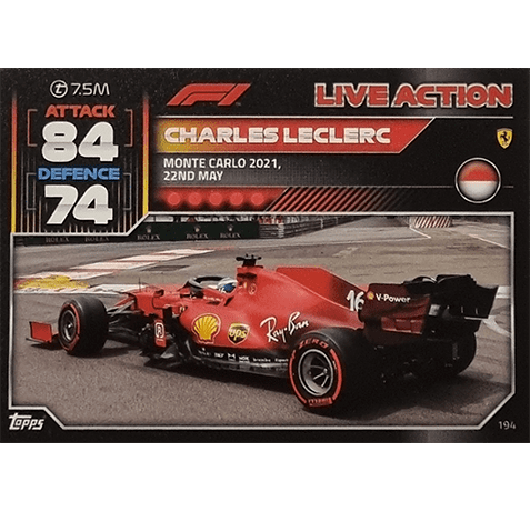 Topps Formula 1 Turbo Attax 2022 Trading Cards Nr 194