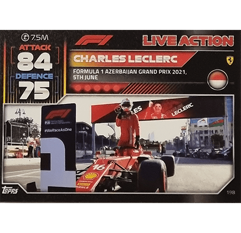 Topps Formula 1 Turbo Attax 2022 Trading Cards Nr 198