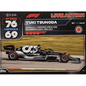 Topps Formula 1 Turbo Attax 2022 Trading Cards Nr 207