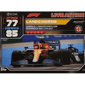 Topps Formula 1 Turbo Attax 2022 Trading Cards Nr 208