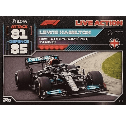 Topps Formula 1 Turbo Attax 2022 Trading Cards Nr 212