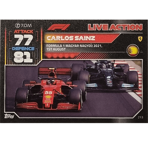 Topps Formula 1 Turbo Attax 2022 Trading Cards Nr 213