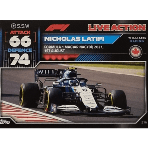Topps Formula 1 Turbo Attax 2022 Trading Cards Nr 216