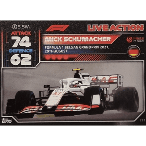 Topps Formula 1 Turbo Attax 2022 Trading Cards Nr 223