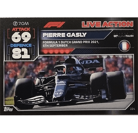 Topps Formula 1 Turbo Attax 2022 Trading Cards Nr 224