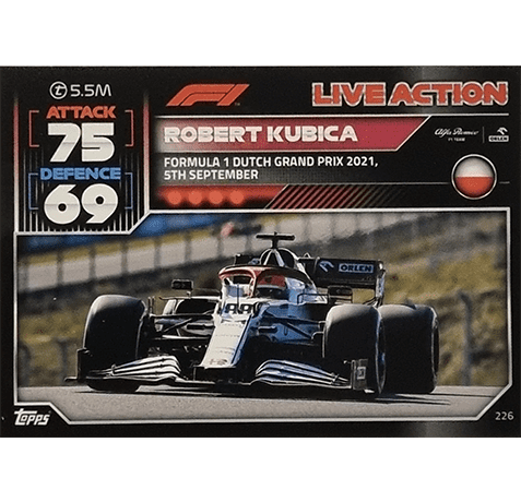 Topps Formula 1 Turbo Attax 2022 Trading Cards Nr 226