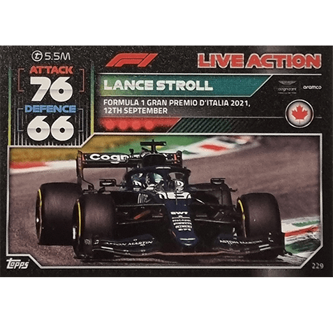 Topps Formula 1 Turbo Attax 2022 Trading Cards Nr 229