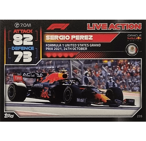 Topps Formula 1 Turbo Attax 2022 Trading Cards Nr 235