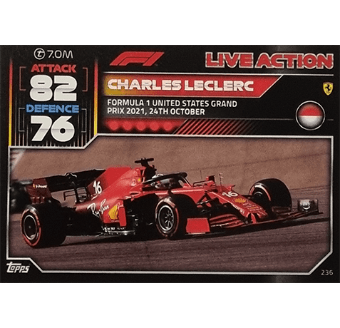 Topps Formula 1 Turbo Attax 2022 Trading Cards Nr 236