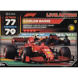 Topps Formula 1 Turbo Attax 2022 Trading Cards Nr 237