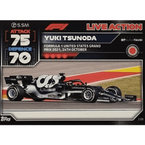 Topps Formula 1 Turbo Attax 2022 Trading Cards Nr 238