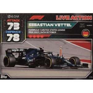 Topps Formula 1 Turbo Attax 2022 Trading Cards Nr 239