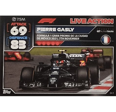 Topps Formula 1 Turbo Attax 2022 Trading Cards Nr 241