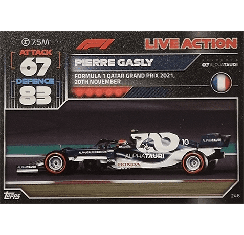 Topps Formula 1 Turbo Attax 2022 Trading Cards Nr 246