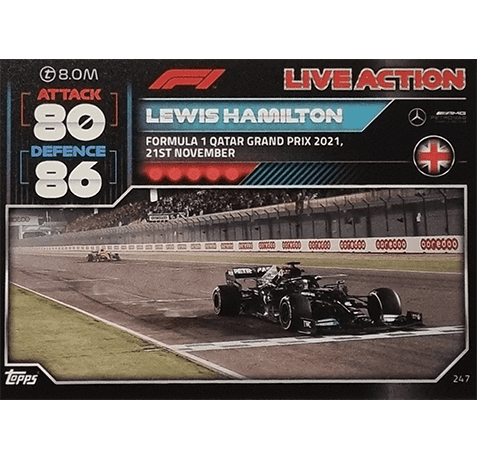 Topps Formula 1 Turbo Attax 2022 Trading Cards Nr 247